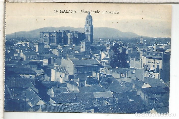 Postales: MALAGA  SIN ESCRIBIR