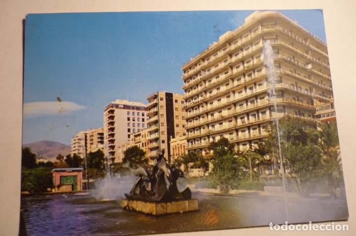 Postales: postal almeria -parque j.antonio --circulada