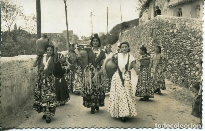 Postales: GRANADA-GITANAS DEL SACO MONTE- SICILIA - Foto 1