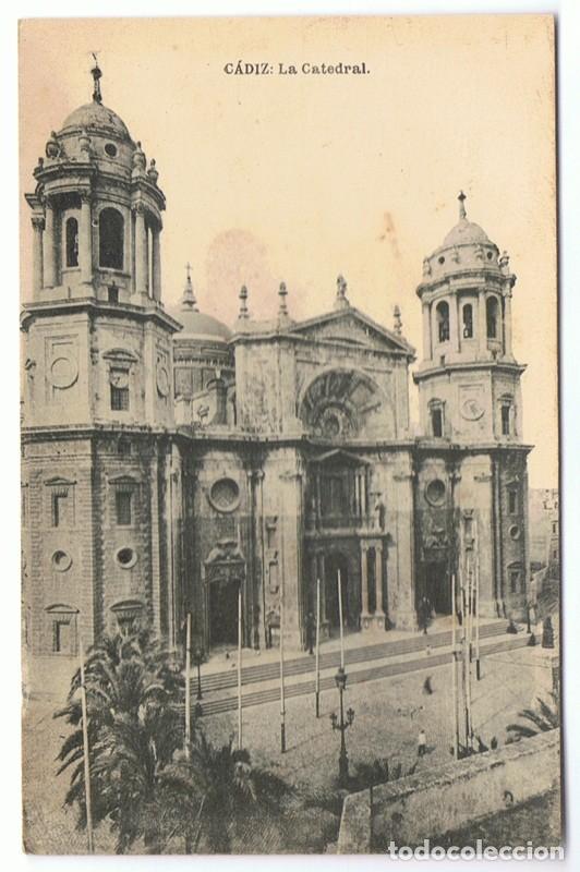 Postales: POSTAL C&Aacute;DIZ LA CATEDRAL - Foto 1