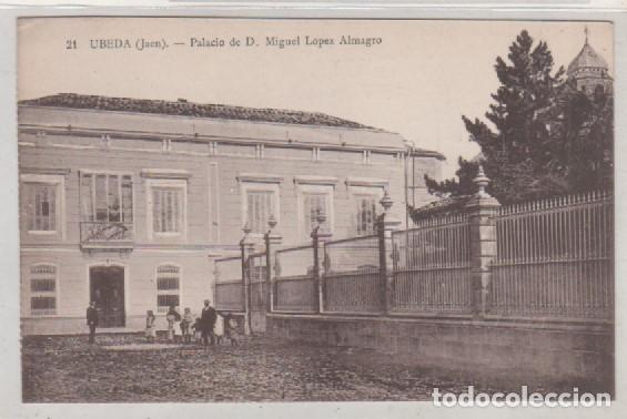 Postales: 21 Ubeda. Jaen. Palacio de D. Miguel Lopez Almagro.  Edici&oacute;n S. Adam.