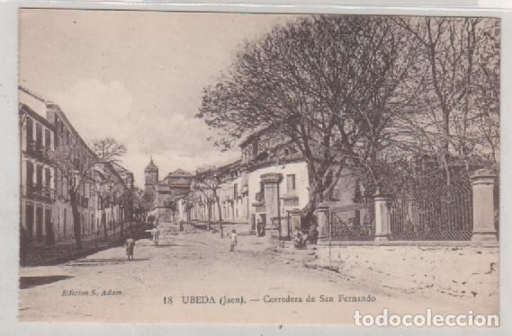 Postales: 18 Ubeda. Jaen. Corredera de San Fernando. Edici&oacute;n S. Adam.
