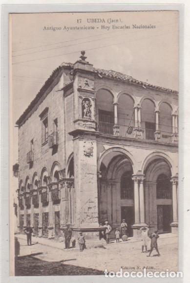 Postales: 17 Ubeda. Jaen. Antiguo Ayuntamiento. Hoy Escuelas Nacionales . Edici&oacute;n S. Adam.