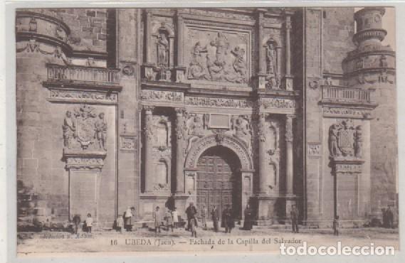Postales: 16 Ubeda. Jaen. Fachada de la Capilla del Salvador . Edici&oacute;n S. Adam.