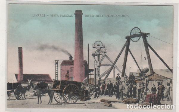 Cartoline: Linares Vista parcial de la mina Pozo Ancho . Fot S. Gonsales.