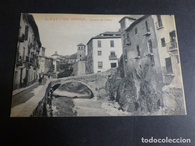 Postales: GRANADA CARRERA DEL DARRO - Foto 1