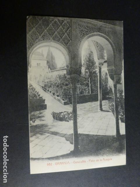 Postales: GRANADA GENERALIFE PATIO DE LA ACEQUIA - Foto 1