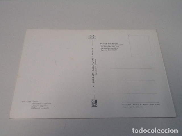 Postales: JA&Eacute;N - POSTAL JA&Eacute;N - DIVERSOS ASPECTOS - Foto 2