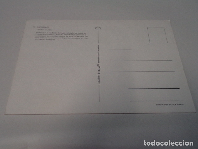 Postales: JA&Eacute;N - POSTAL JA&Eacute;N - CATEDRAL - Foto 2