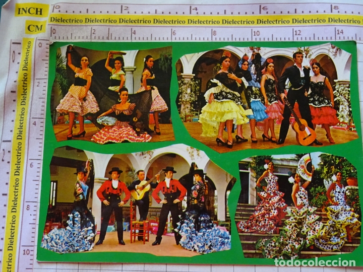 Postkarten: POSTAL DE ANDALUC&Iacute;A T&Iacute;PICA. A&Ntilde;O 1972. BAILES FLAMENCOS. MUJERES BAILAORAS. 2