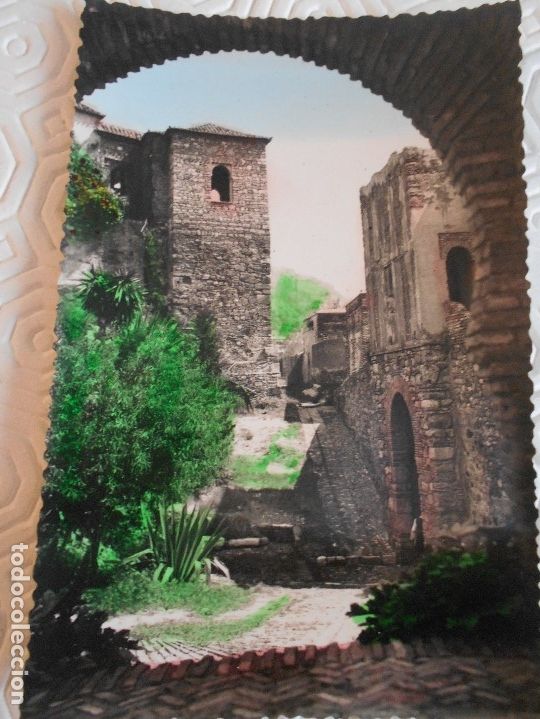 Postales: MALAGA. ALCAZABA. POSTAL ESCRITA. FOTO D. CORTES, MALAGA.