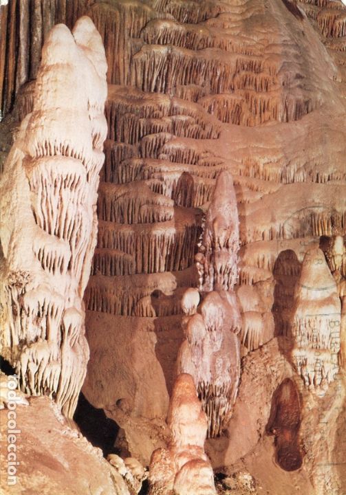 Postales: CUEVA DE NERJA MALAGA. EL CORDERITO. ED. PATRONATO CUEVA. CIRCULADA. VER REVERSO