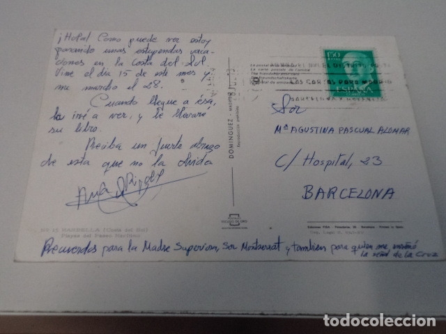 Postales: M&Aacute;LAGA - POSTAL MARBELLA - PLAYAS DEL PASEO MAR&Iacute;TIMO - Foto 2