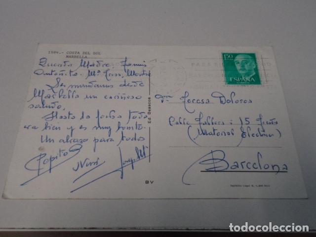 Postales: M&Aacute;LAGA - POSTAL MARBELLA - COSTA DEL SOL - Foto 2