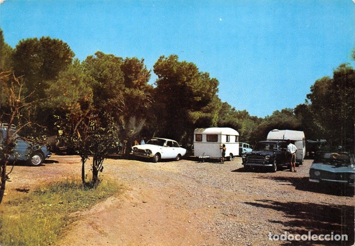 Postales: AGUADULCE (ALMER&Iacute;A).- CAMPING DE LA OBRA SINDICAL EDUCACI&Oacute;N Y DESCANSO