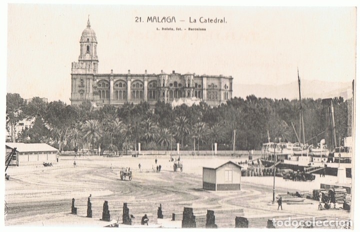 Postales: POSTAL MALAGA LA CATEDRAL - Foto 1