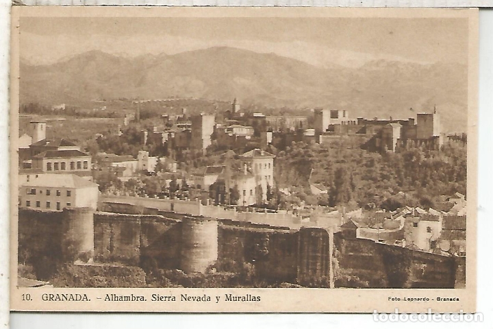 Postales: GRANADA ALHAMBRA SIN ESCRIBIR - Foto 1