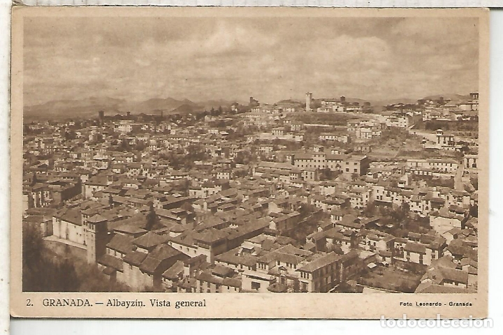 Postales: GRANADA ALBAYCIN SIN ESCRIBIR - Foto 1