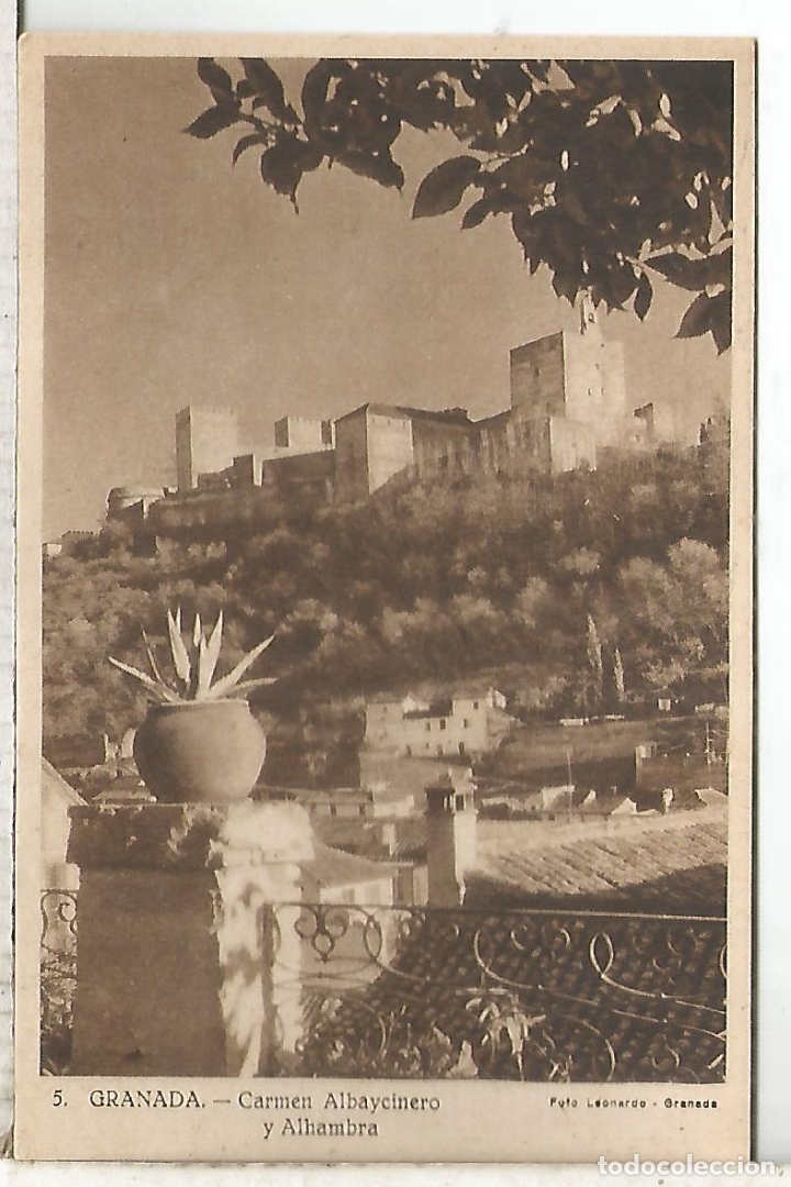 Postales: GRANADA ALBAYCIN SIN ESCRIBIR - Foto 1