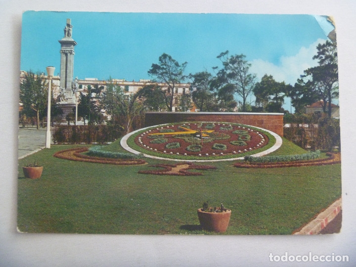Postales: POSTAL DE CADIZ : PLAZA DE ESPA&Ntilde;A. A&Ntilde;OS 60
