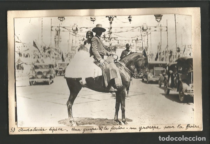 Postkarten: ANDALUCIA-FERIA-POSTAL PROTOTIPO ARCHIVO FOTOGRAFICO ROISIN-FOTO PEGADA-VER REVERSO-(61.446)