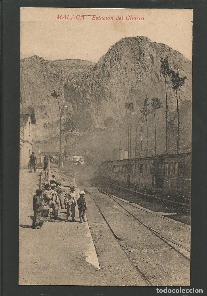Postkarten: MALAGA-ESTACION DEL FERROCARRIL-POSTAL ANTIGUA-VER REVERSO-(61.454)
