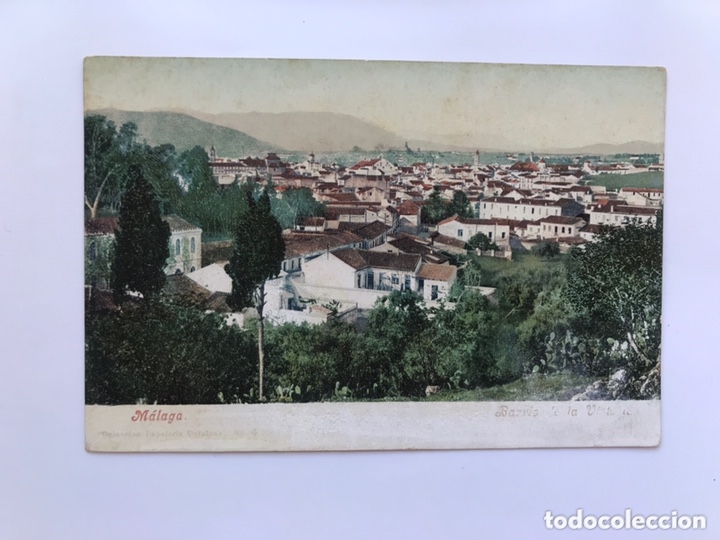 Postales: MALAGA. Postal . Colecci&oacute;n Papeler&iacute;a No.4, Barrio de la Victoria . Edita: Purger & Co. Munchen