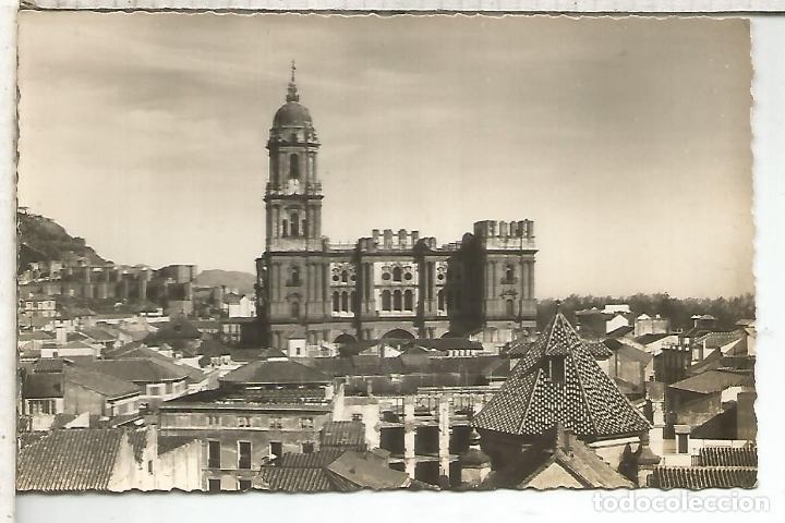 Postales: MALAGA CATEDRAL ESCRITA