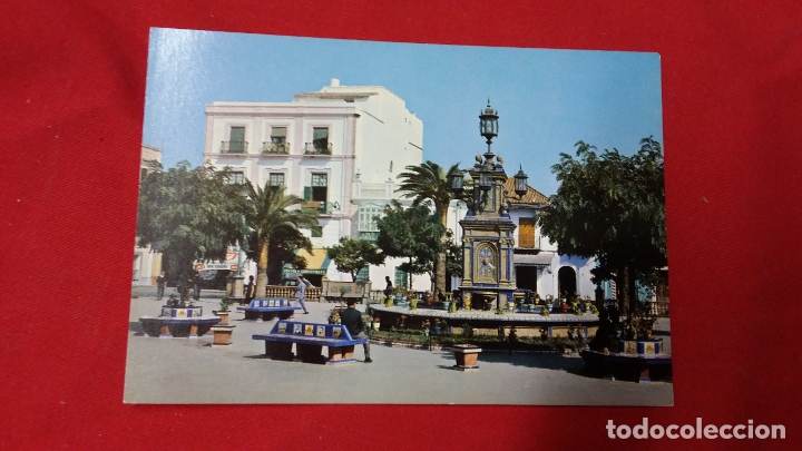 Postais: plaza de espa&ntilde;a, algeciras