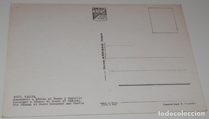Postales: TARJETA POSTAL VINTAGE DE TARIFA - Foto 2