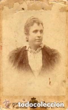 Postales: Fotografia Retrato de do&ntilde;a Mar&iacute;a Luisa Fernanda de Borb&oacute;n, duquesa de Montpensier ? M. Castillo