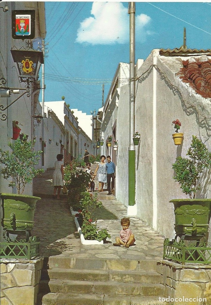 Postales: Algeciras. Calle t&iacute;pica. 23. Subirats Casanovas. 10x15 cm. Buen estado. A&ntilde;os 80. Postal.