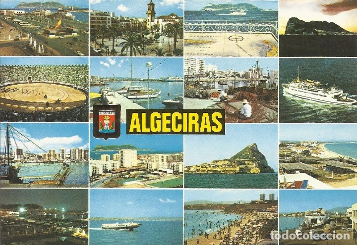 Postales: Algeciras. Diversos aspectos. 175. Subirats Casanovas. 10x15 cm. Buen estado. A&ntilde;os 80. Postal.