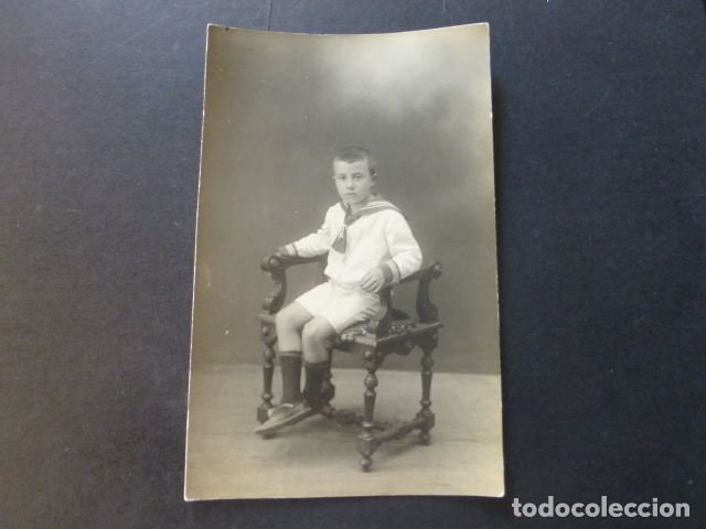 Postcards: CADIZ CEDILLO FOTOGRAFO RETRATO DE NI&Ntilde;O POSTAL FOTOGRAFICA