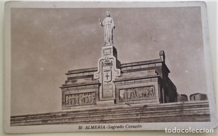 Postales: Almer&iacute;a. 30 Sagrado Coraz&oacute;n. Roisin. Nueva. Blanco/Negro