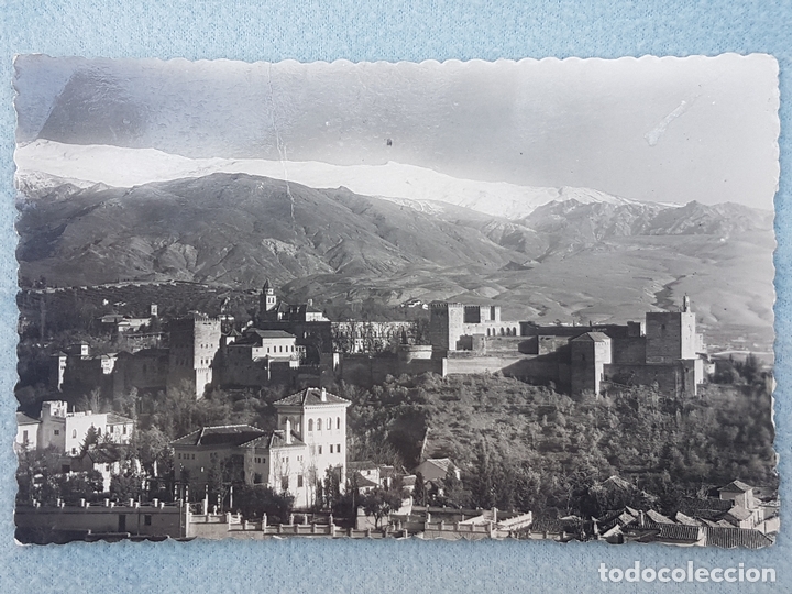 Postales: GRANADA LA ALHAMBRA VISTA GENERAL POSTAL - Foto 1