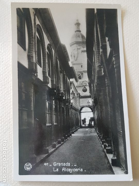 Postales: GRANADA LA ALCAICERIA POSTAL - Foto 1