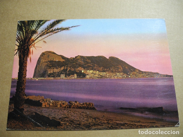 Postales: Pe&ntilde;&oacute;n de Gibraltar. Ed. Baescoa n. 7919 Circulada 1973