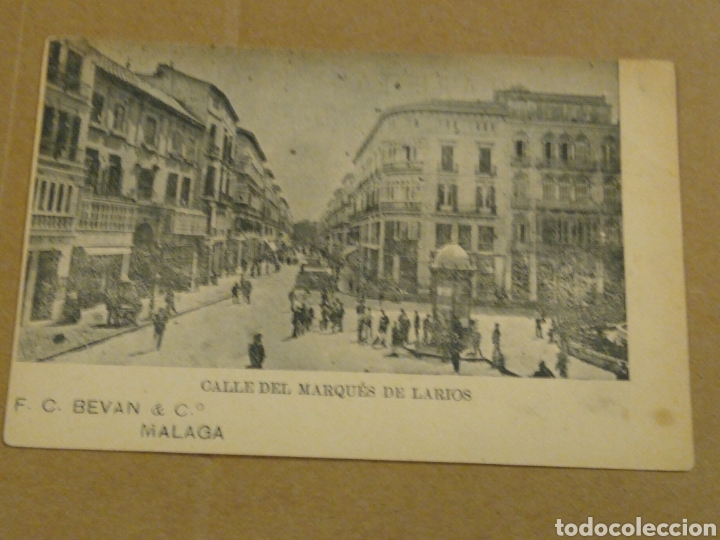 Postales: Calle del Marqu&eacute;s de Larios F C Beban & C Malaga