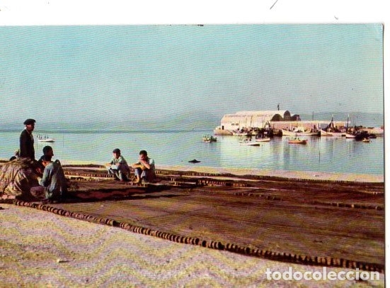 Postais: TARJETA POSTAL DE ALGECIRAS. N&ordm; 121. DETALLE DEL PUERTO. EDICIONES ALMACENES SUR- CADIZ.
