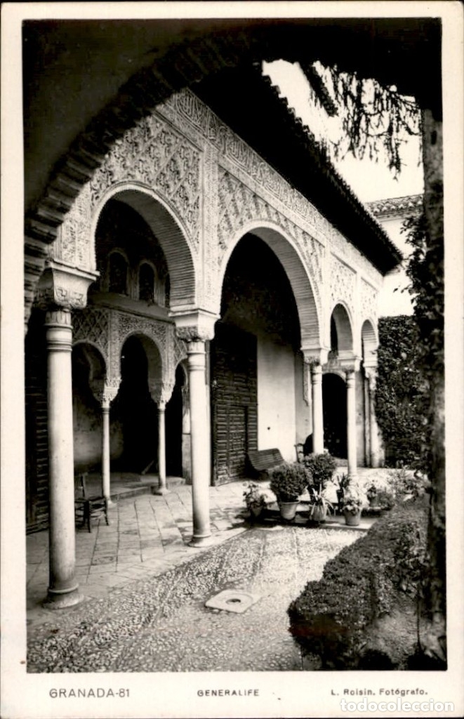 Postales: Granada &ndash; Generalife &ndash; L. Roisin - Foto 1