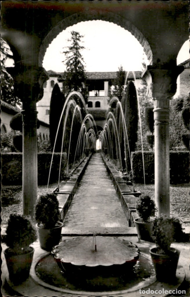 Postales: Granada &ndash; Granada &ndash; Generalife Jardines - Foto 1