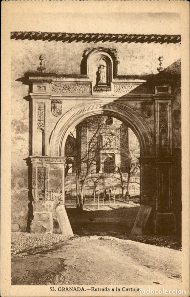 Postales: Granada &ndash; Entrada a la Cartuja - Foto 1