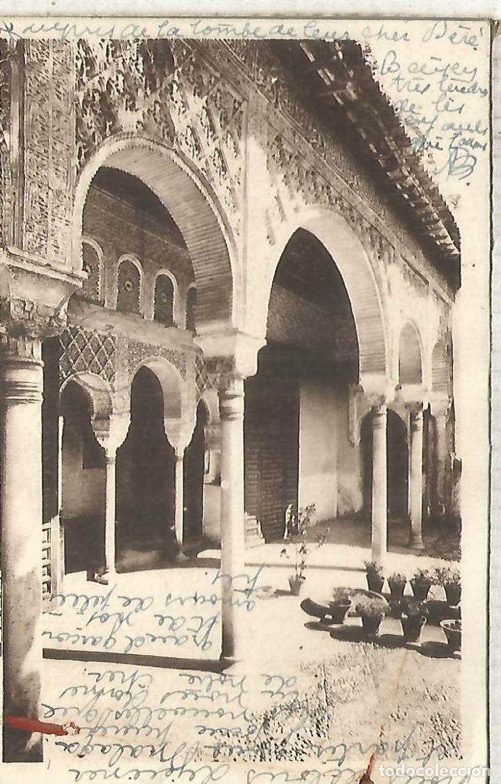 Postales: GRANADA GENERALIFE ESCRITA - Foto 1