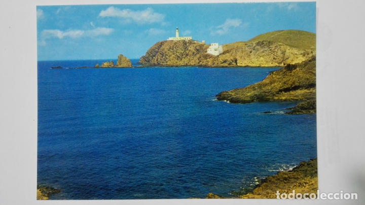 Postales: POSTAL ALMERIA, FARO DEL CABO DE GATA, N&ordm; 105
