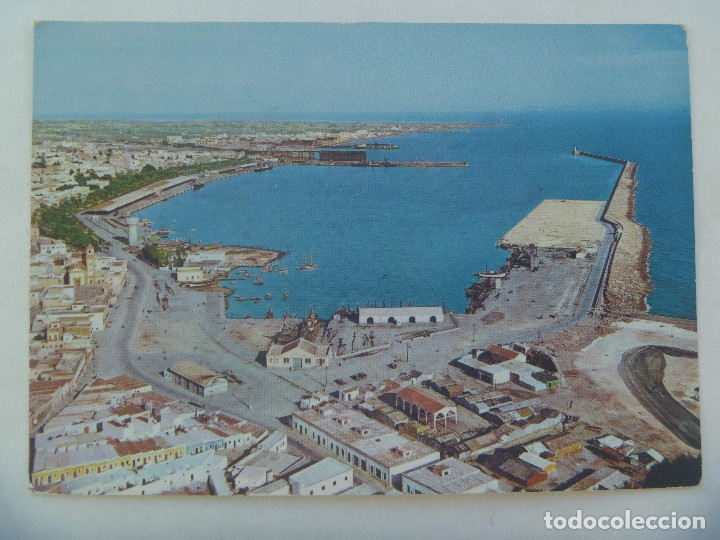 Postales: POSTAL DE ALMERIA : EL PUERTO. A&Ntilde;OS 60