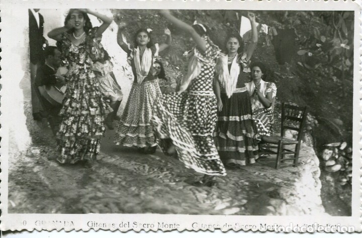 Postales: GRANADA-GITANOS DEL SACRO-MONTE- ROISIN - Foto 1