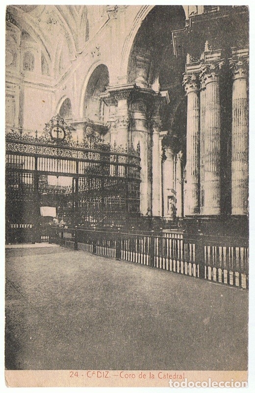 Postales: POSTAL CADIZ CORO DE LA CATEDRAL - Foto 1