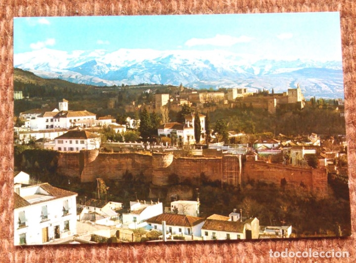 Postales: GRANADA - VISTA DE LA ALHAMBRA - Foto 1