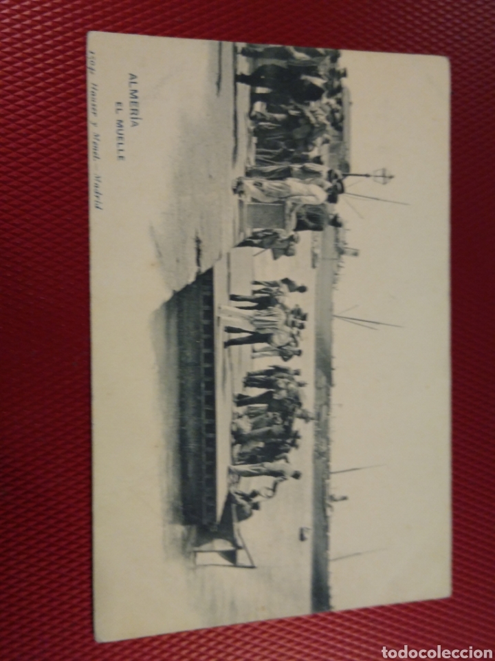 Postales: 1504 Almer&iacute;a. El muelle sin circular. - Foto 1